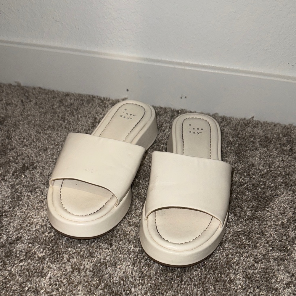 a new day Cream Mules